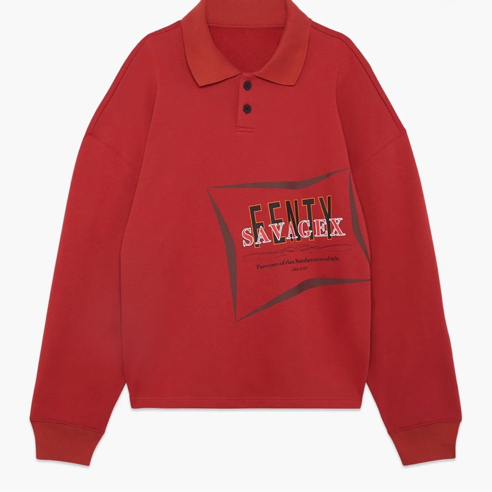 Unisex long sleeve polo